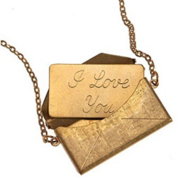 Urban Outfitters Jewelry - [X SOLD X]Urban Outfitters Love Envelope Necklace